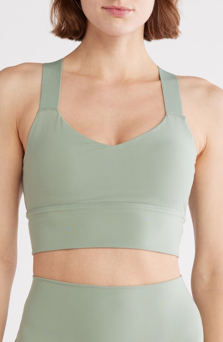 YOGALICIOUS Lux Longline Sports Bra, Main, color,