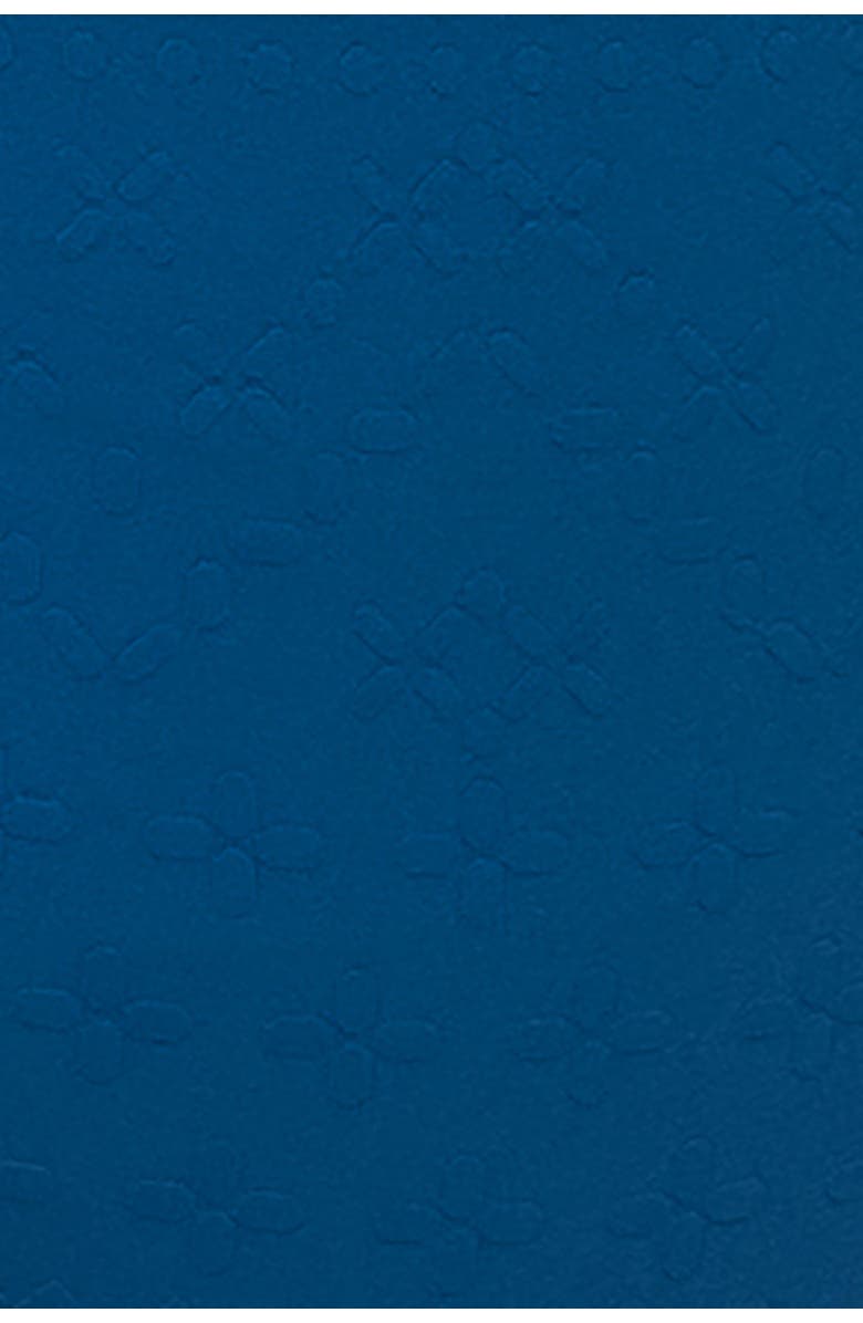 HELEN JON Banded Bikini Top, Alternate, color, Jacquard Textured Marine Blue