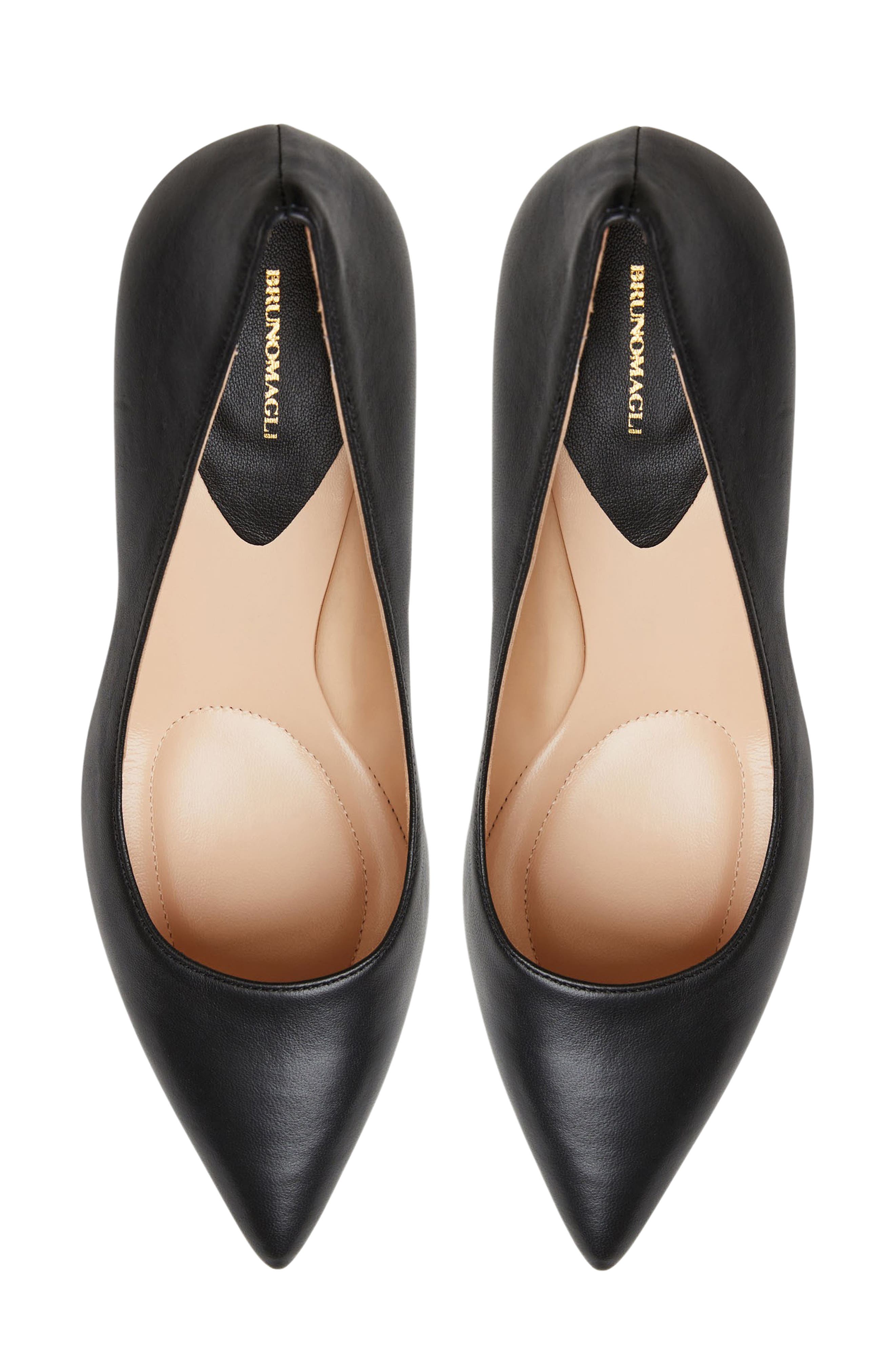 Bruno Magli Tara Pointed Toe Pump, Alternate, color, Black