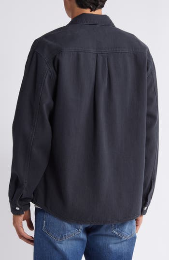 Textured Terry Overshirt