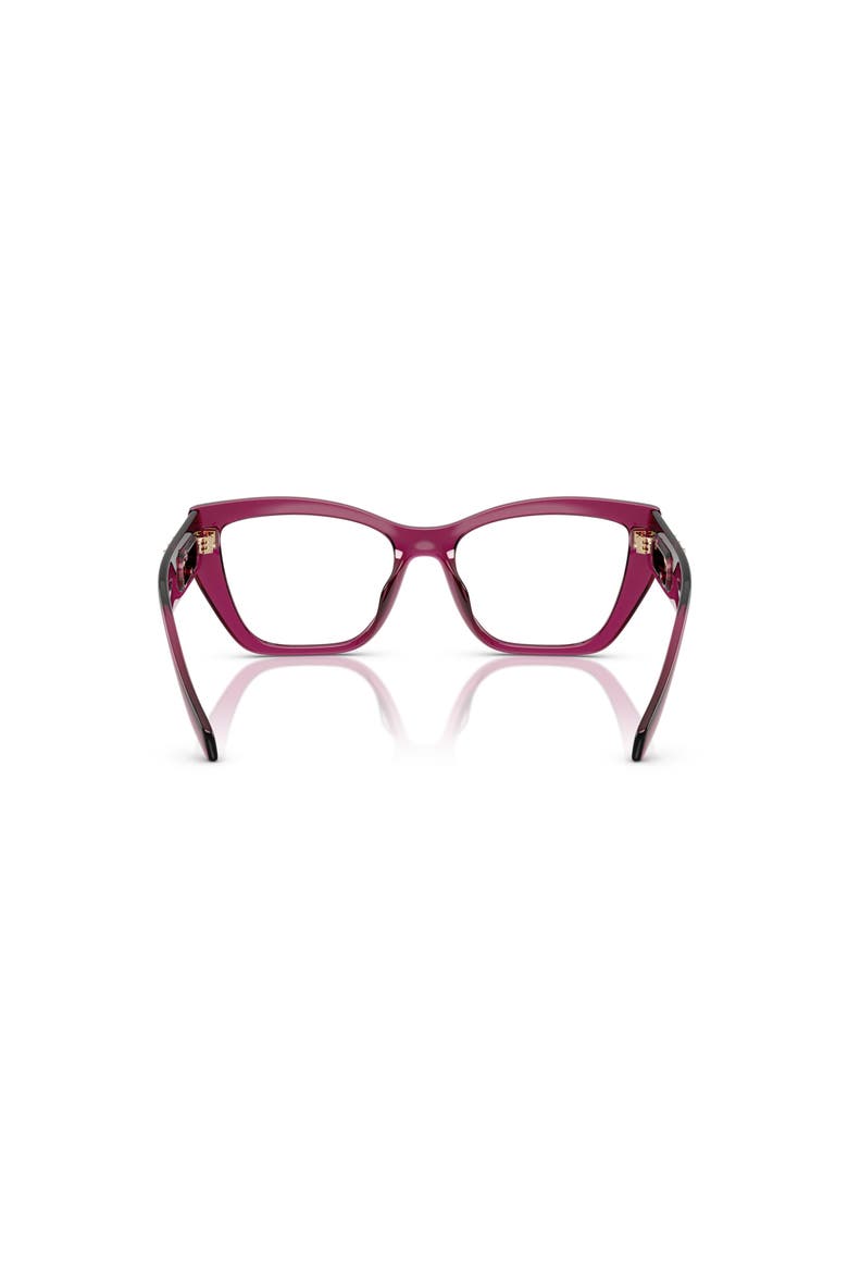 52mm Square optical glasses, Alternate, color, Pink