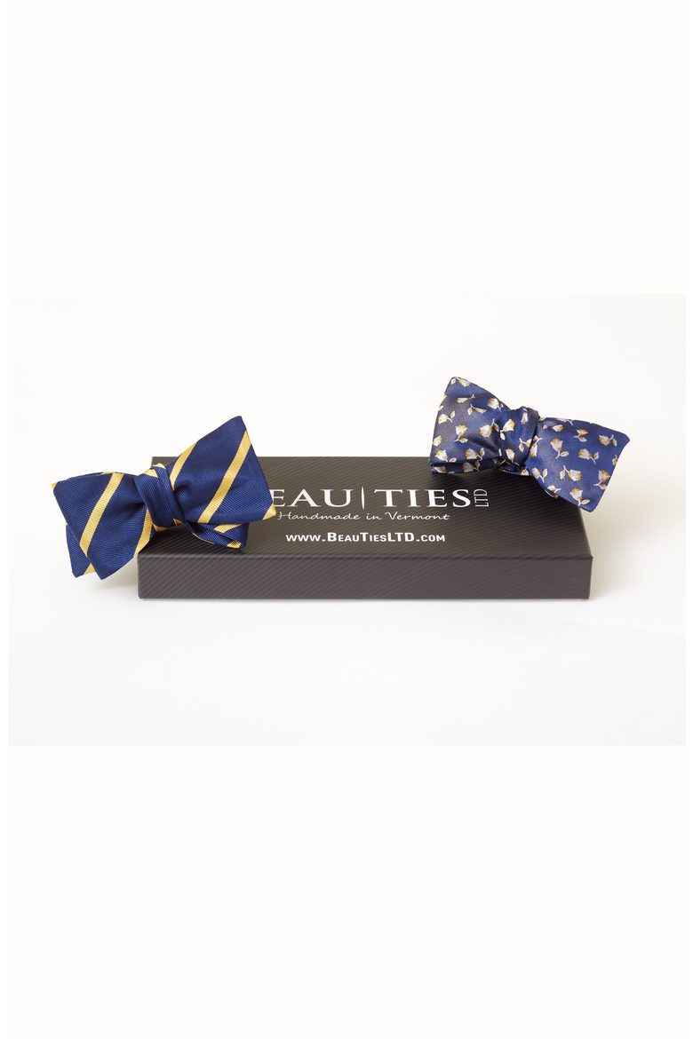 Kalix River Silk Woven Bow Tie, Alternate, color, Standard Self-Tie