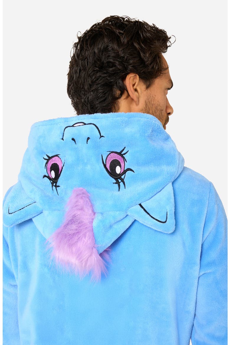 My Little Pony™ Bluebelle Hooded Fleece Jumpsuit, Alternate, color, BLUE