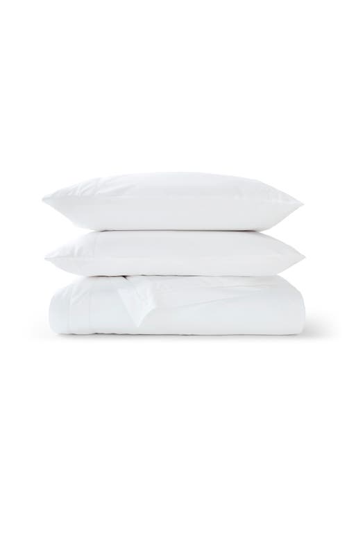 Christy Balmoral Luxury Cotton Sateen Duvet Cover Sets In White