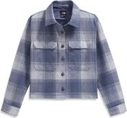 The North Face Valley Plaid Organic Cotton Flannel Shirt Jacket