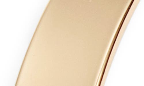 Open Edit Tapered Hoop Earrings In Gold