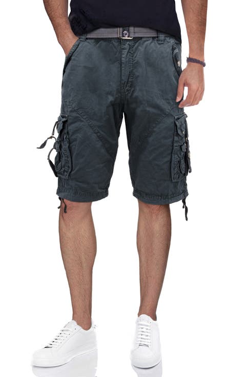 Belted Cargo Shorts