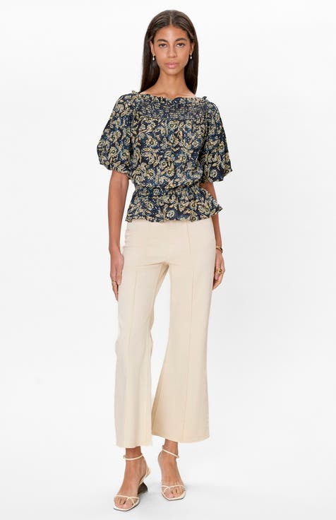 Charlene Smocked Top