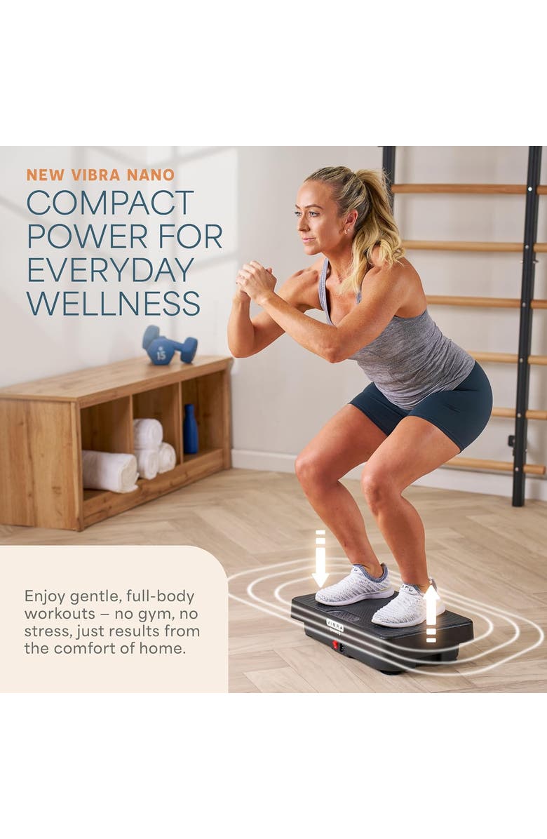 Lifepro VibraPulse Slim Vibrating Plate Exercise Machine for Balance Muscle Toning and Recovery, Alternate, color, Black