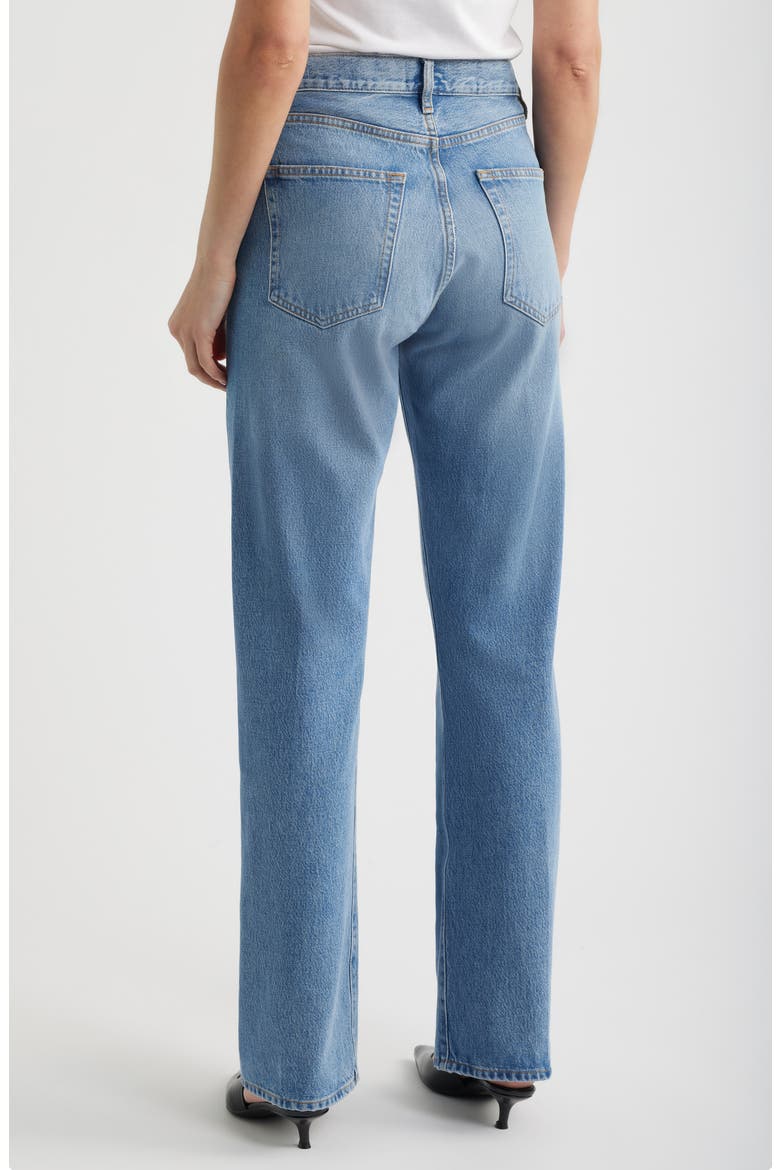 The Vertical High Waist Relaxed Straight Leg Jeans, Alternate, color, STATIC