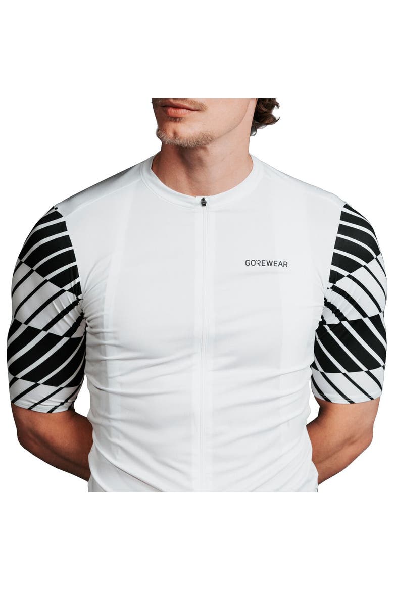 Swiftride Optical Jersey - Men's, Alternate, color, White/Black