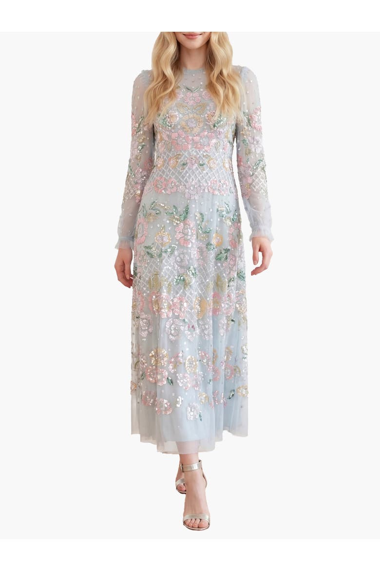 Rosalie Ankle Gown, Main, color, French Blue