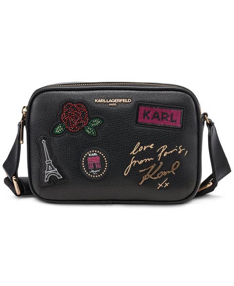 Maybelle Pins+Rhinestones Crossbody