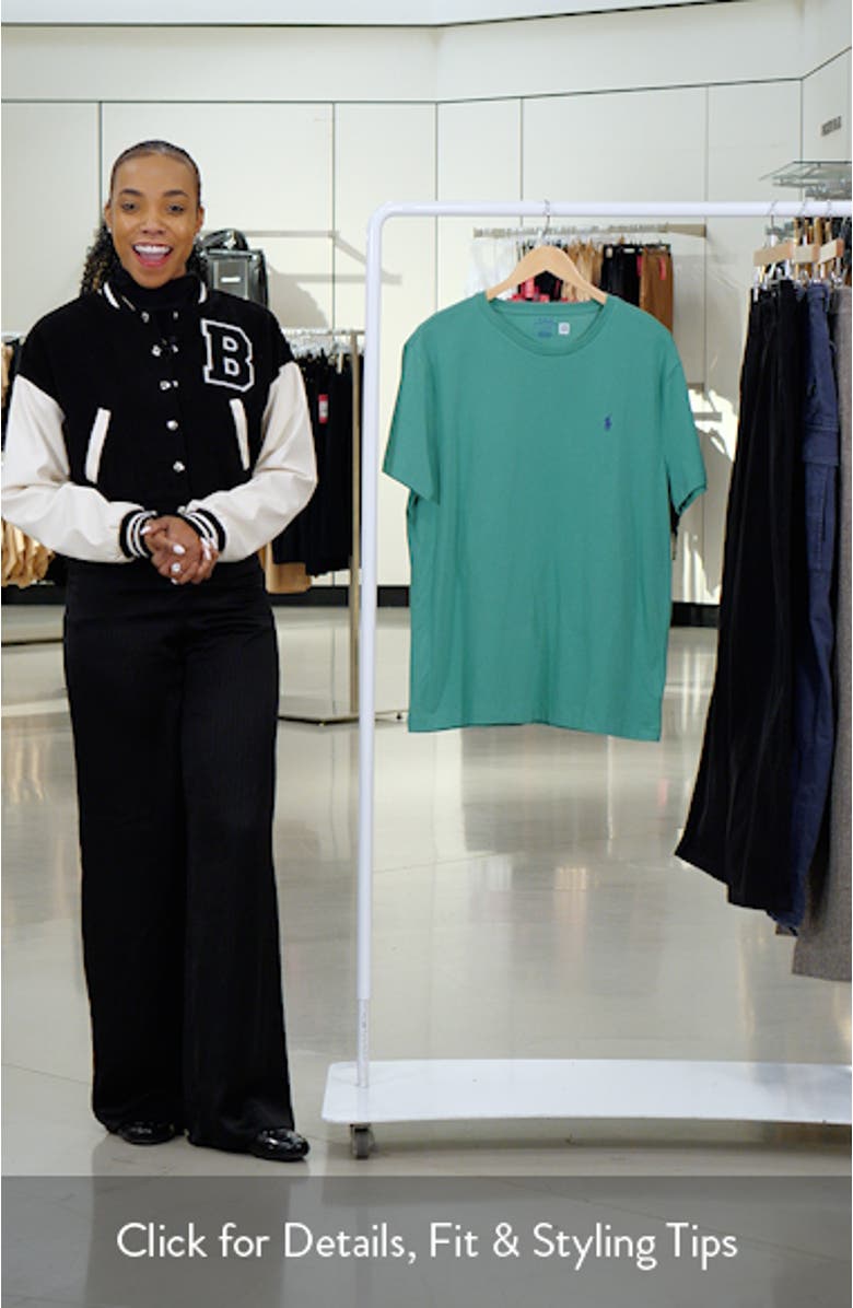 Classic Fit Jersey Crewneck T-Shirt, sales video thumbnail