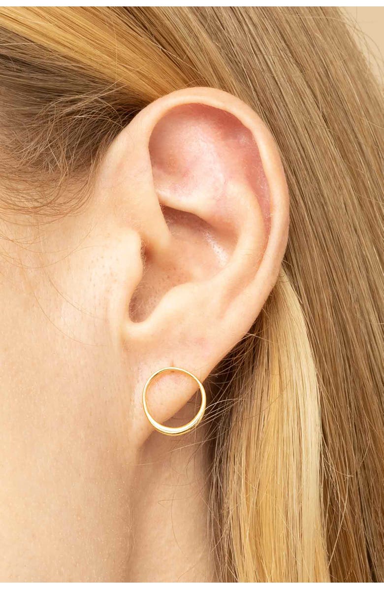 Oradina 14K Yellow Gold The Archie Studs, Alternate, color, Yellow Gold