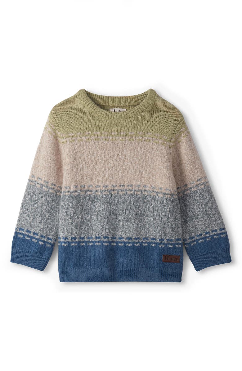 Hatley Colorblock Sweater, Main, color, Ensign Blue