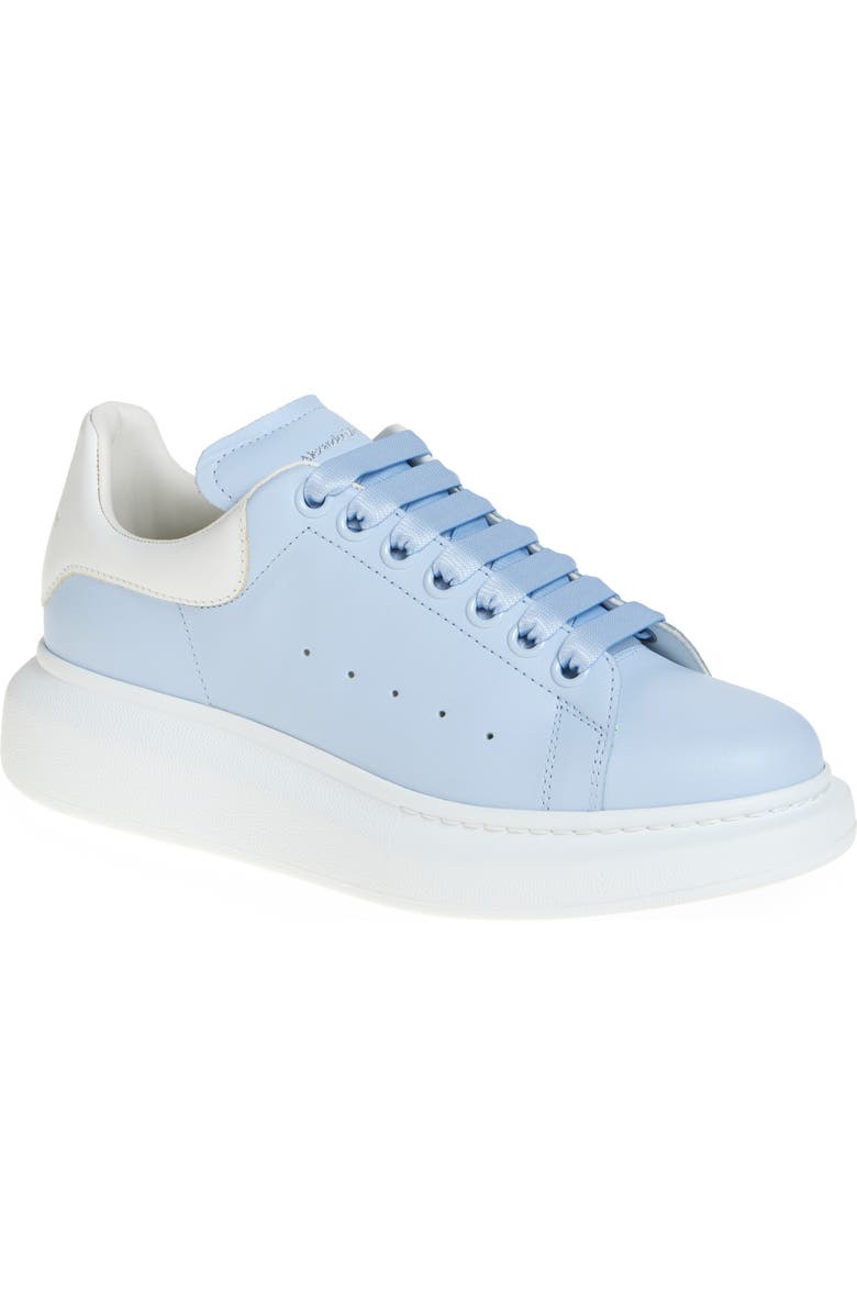McQueen Seasonal Oversize Sneaker, Main, color, Shirting Blue/ White