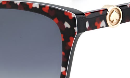 Kate Spade New York Amiyah 56mm Gradient Cat Eye Sunglasses In Purple/grey Shaded