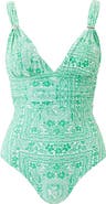 Melissa Odabash Panarea Shirred One-Piece Swimsuit