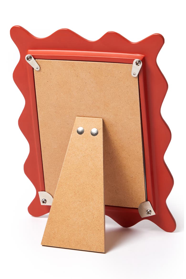 Wavy Picture Frame, Alternate, color, BRICK