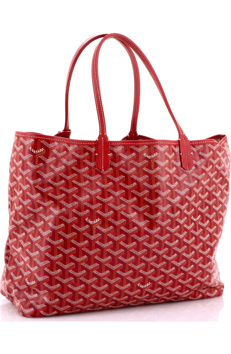 Pre-Owned Goyard Saint Louis Tote Coated Canvas PM, Alternate, color, Red