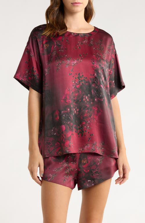 Lunya X Putnam Designs Washable Silk Short Pajamas In Red