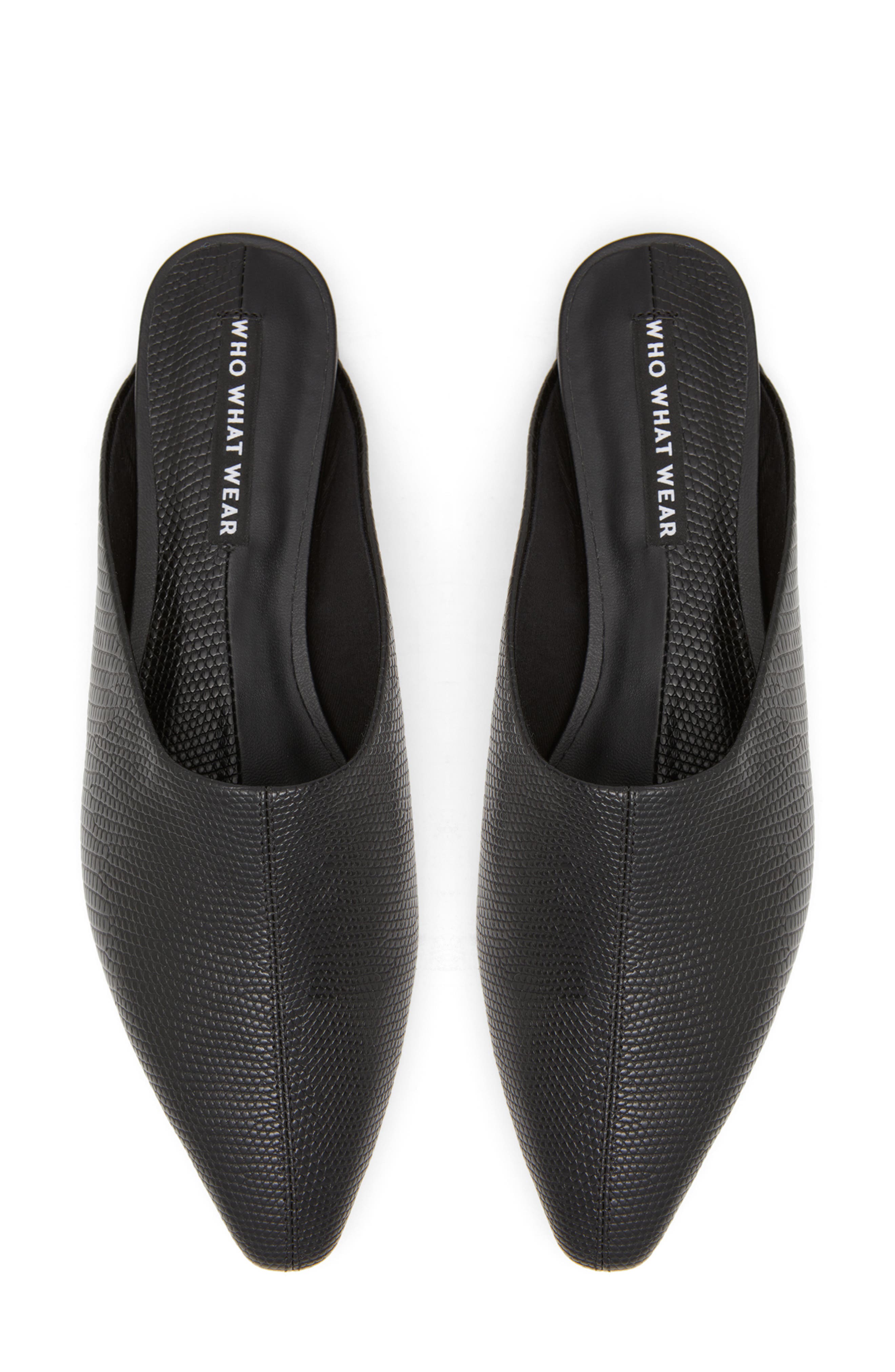 Who What Wear Ella Mule, Alternate, color, 