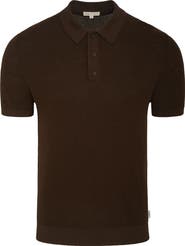 Onia Cotton Textured Knit Polo