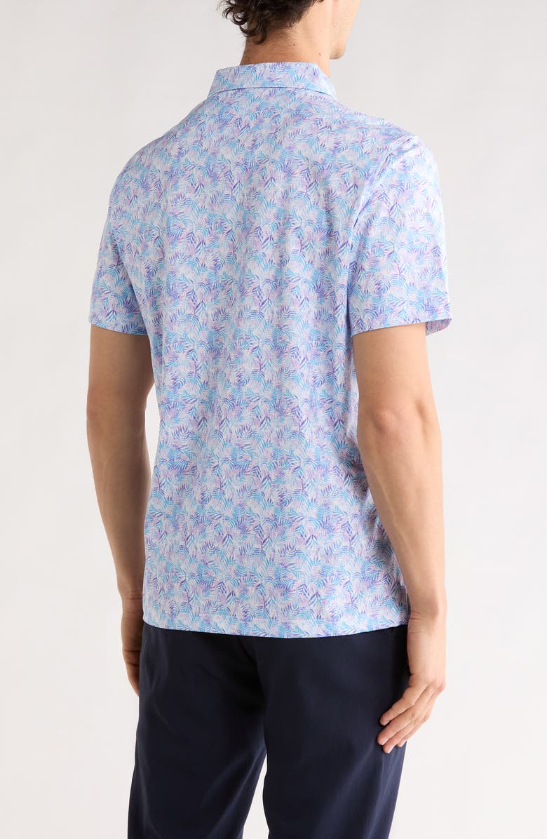 Bugatchi Print OoohCotton<sup>®</sup> Knit Polo, Alternate, color, Pink