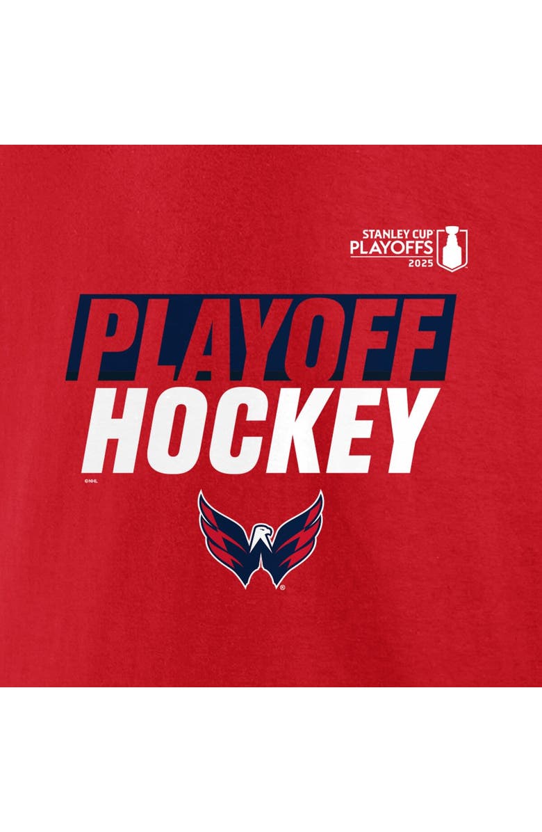 FANATICS Men's Fanatics Red Washington Capitals 2025 Stanley Cup Playoffs Breakout T-Shirt, Alternate, color, 