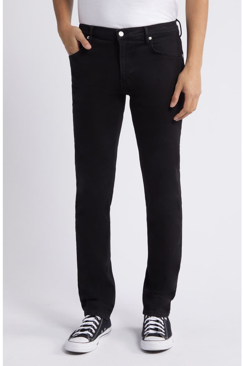 Jetset Modern Straight Leg Jeans, Main, color, BLACK