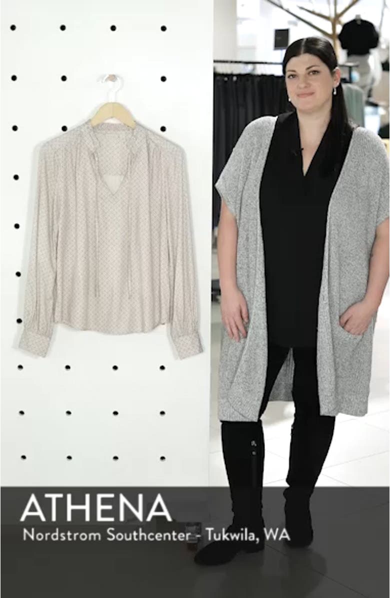 Ruffle V-Neck Blouse, sales video thumbnail