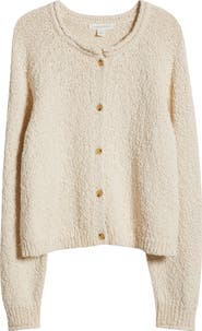 Treasure & Bond Fitted Crewneck Cardigan