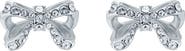 Ted Baker Callayy Crystal Petite Bow Stud Earrings