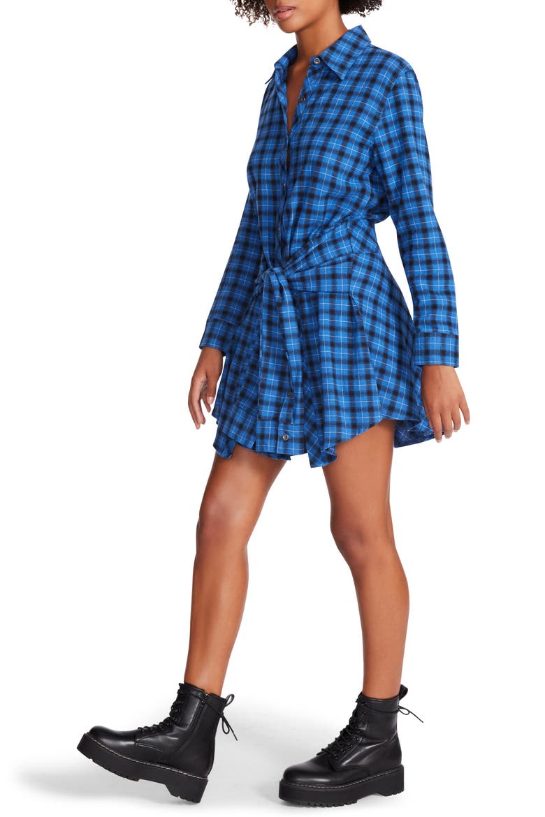 Peyton Long Sleeve Shirtdress, Alternate, color, BLUING