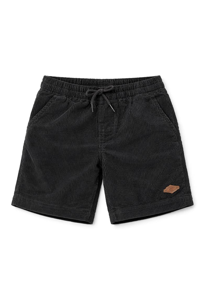 Kids' Surf Cord Volley Shorts, Main, color, WASHED BLACK