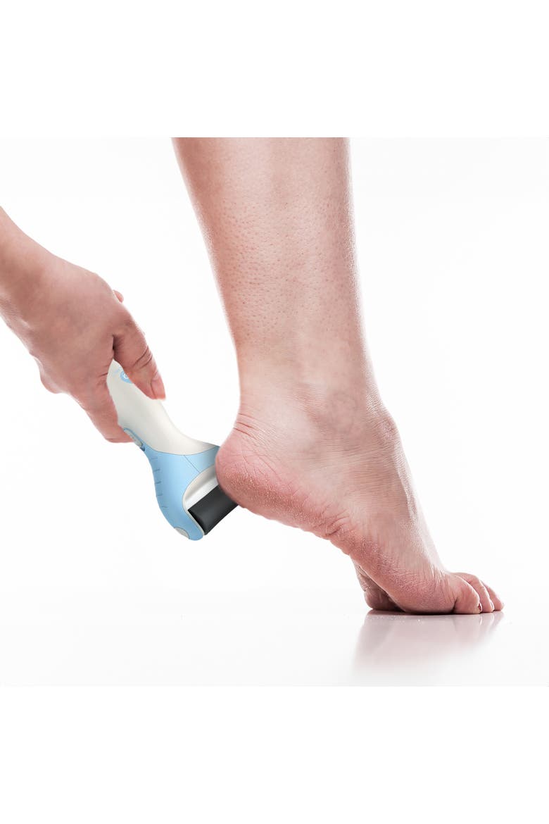 Pedi Perfect Foot File Battery Operated Callus Remover Tool, Alternate, color, Blue