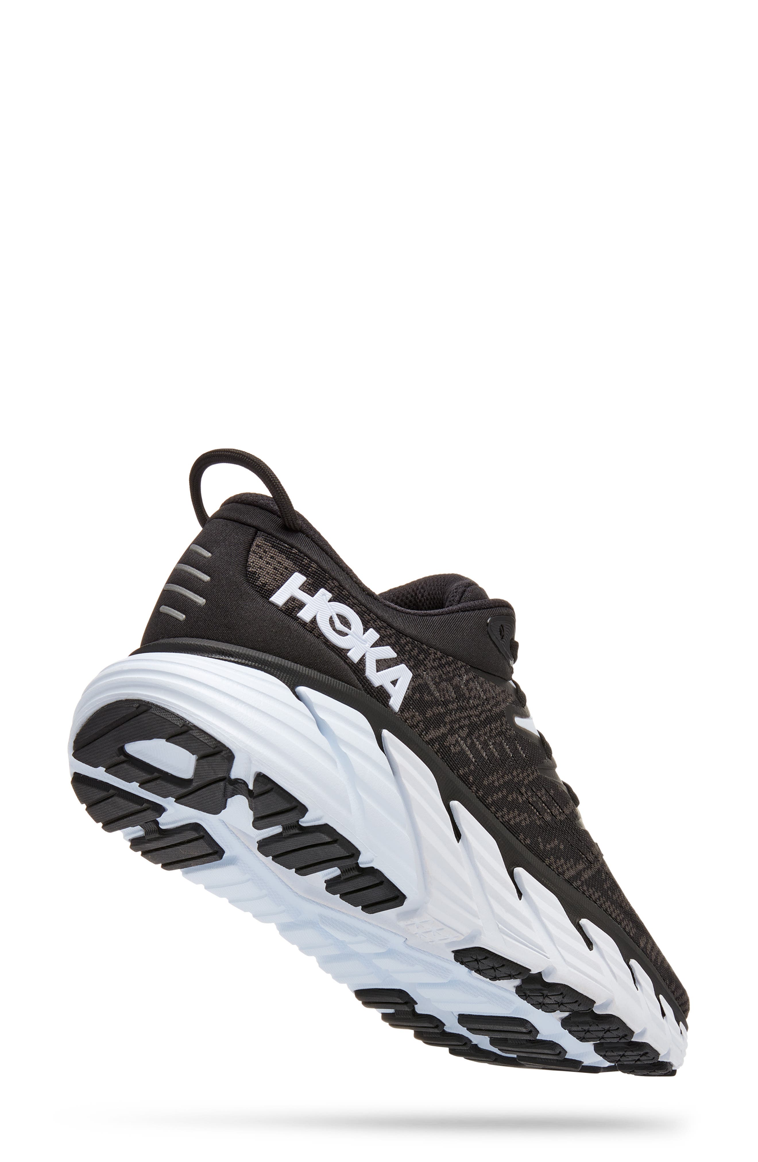 HOKA Gaviota 4 Running Shoe, Alternate, color, Black / White