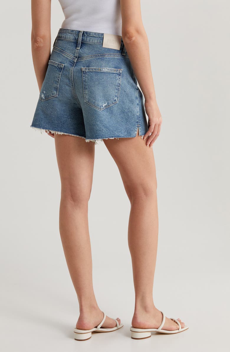 PAIGE Dani High Waist Cutoff Denim Shorts, Alternate, color,