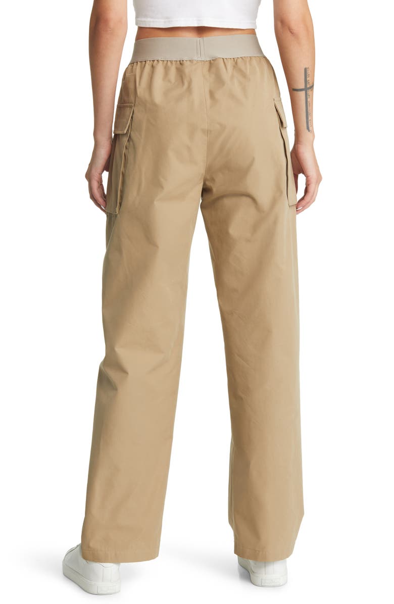 Fear of God Essentials Straight Leg Cotton Blend Cargo Pants, Alternate, color,