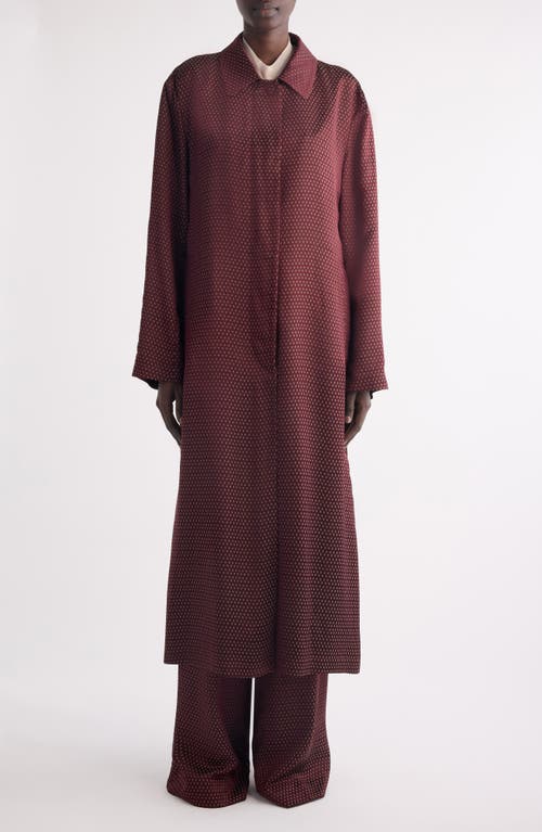 Dries Van Noten Raltonas Oversize Coat In Pink