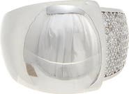 Juvell Pavé Cubic Zirconia Dome Ring