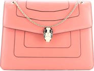 Pre-Owned Bvlgari Serpenti Forever Square Shoulder Bag Leather Medium