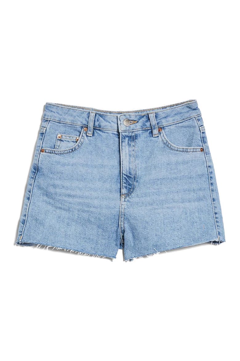 Denim Mom Shorts, Alternate, color, MID DENIM