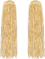 Oscar de la Renta Cascade Tassel Drop Earrings