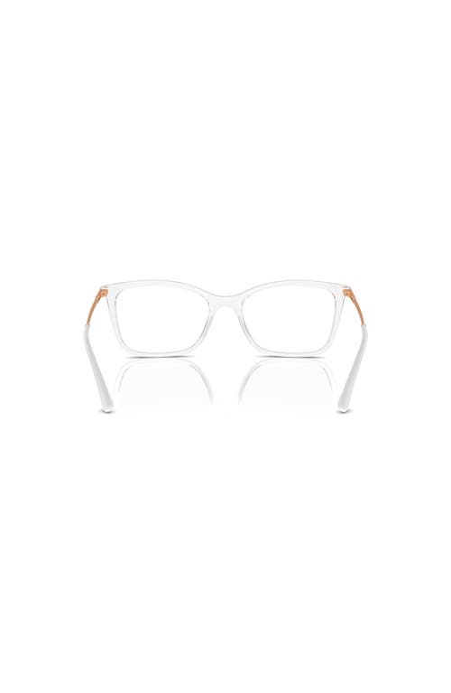 Vogue Eyewear 51mm Butterfly Optical Glasses In White