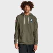 Nike Men's Nike Olive Miami Dolphins Big & Tall 2025 Salute to Service Sideline Dominant Force Dri-FIT Hoodie