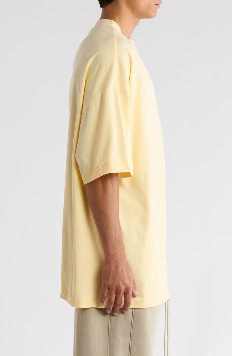 Fear of God Essentials '90s Fit Logo Graphic T-Shirt, Alternate, color, Garden Yellow