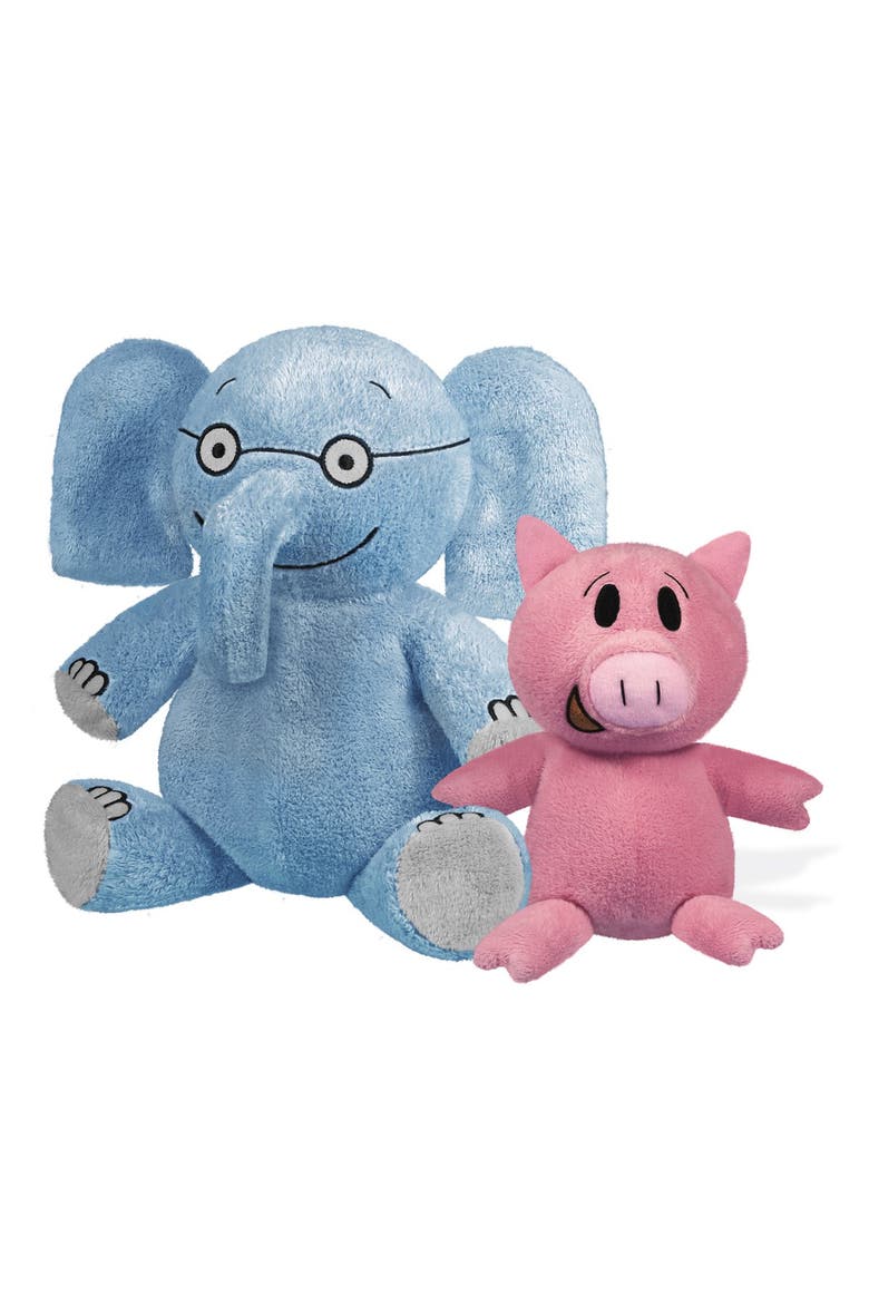 Elephant & Piggie Plush & A Big Guy Took My Ball Book, Alternate, color, Multicolor