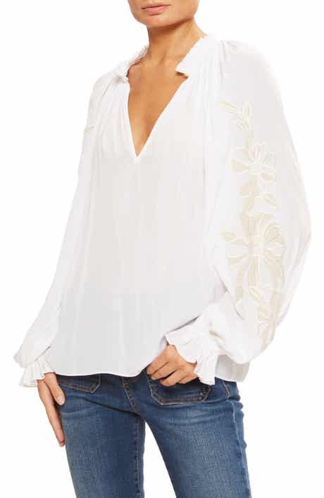 Ramy Brook Nelida Embroidered Top